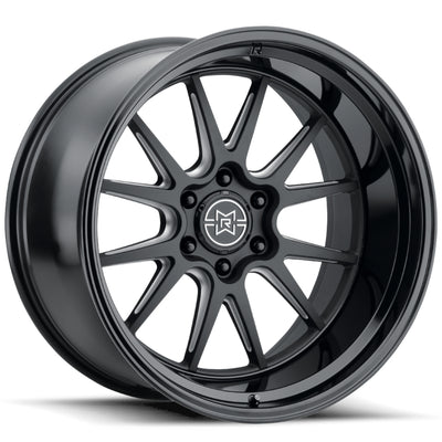 RAISED by Method MR802 Black Milled Wheel