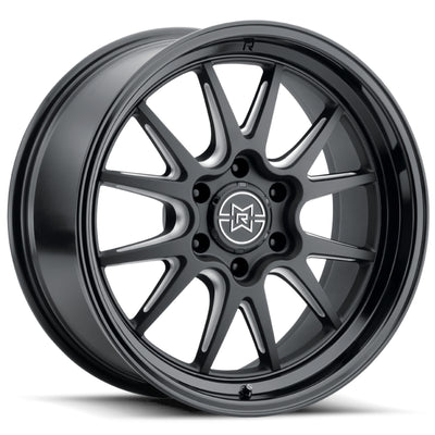 RAISED by Method MR802 Black Milled Wheel
