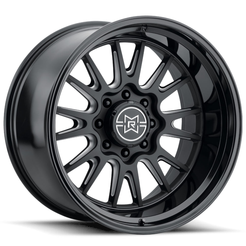 RAISED by Method MR802 Black Milled Wheel