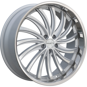Ravetti M15 Silver Brushed wheel
