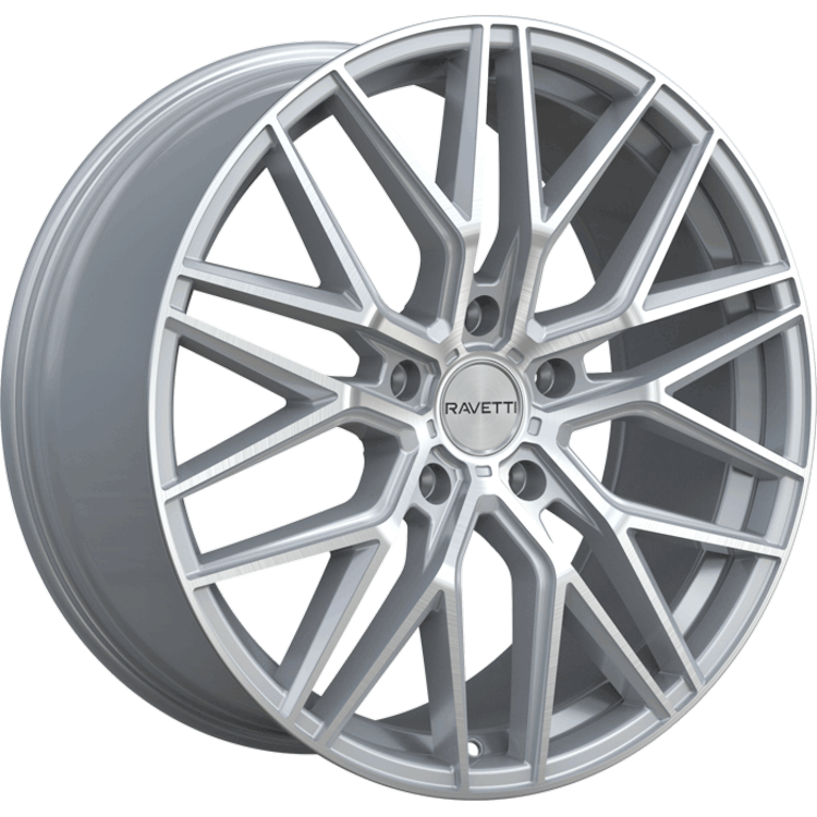 Ravetti M16 Silver Brushed Wheel