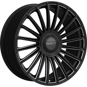 Ravetti M17 Black Milled wheel