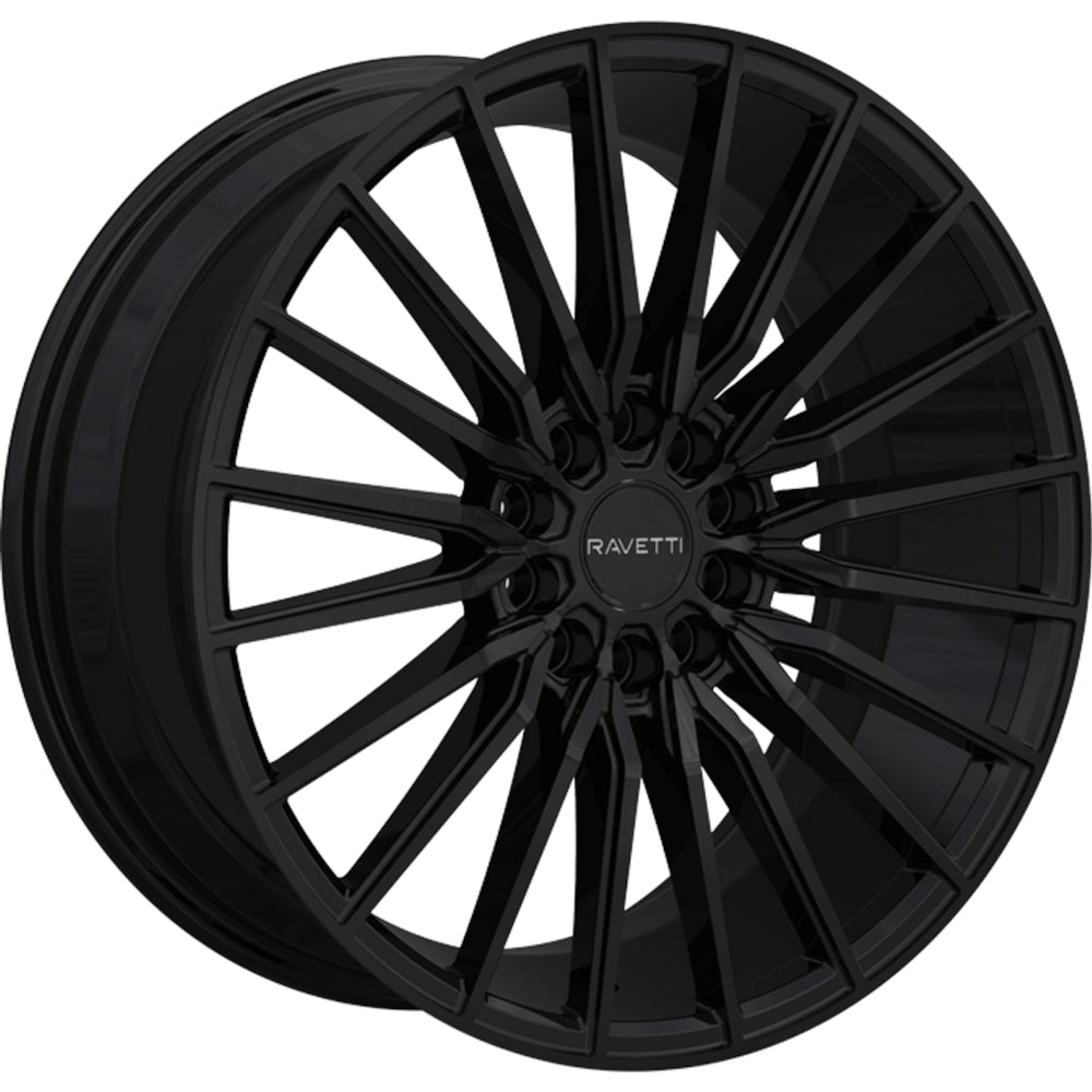 Ravetti M18 Gloss Black Wheel