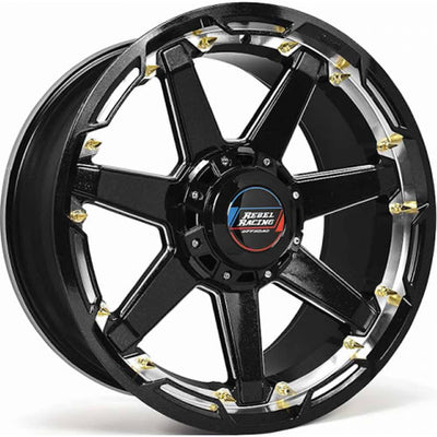 Rebel Offroad Scorpion Black Milled Wheel