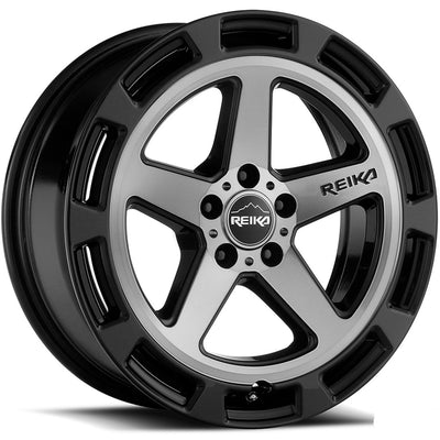 Reika R20 Black Machined Wheel