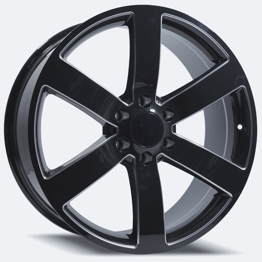 Replica C32 Black Milled Wheel