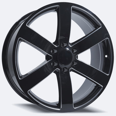 Replica C32 Black Milled Wheel