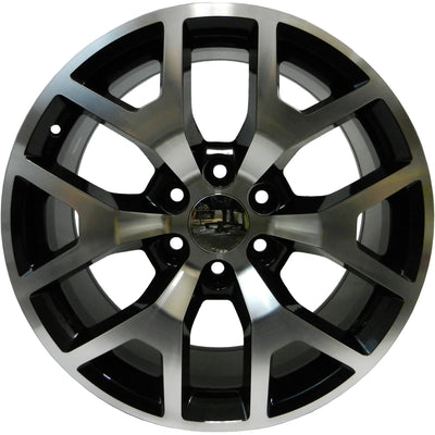 Replica G04 Black Machined Wheel