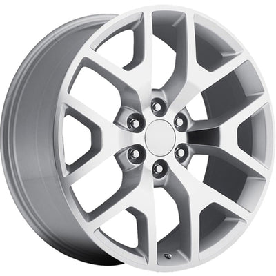 Replica G04 Silver Machined Wheel