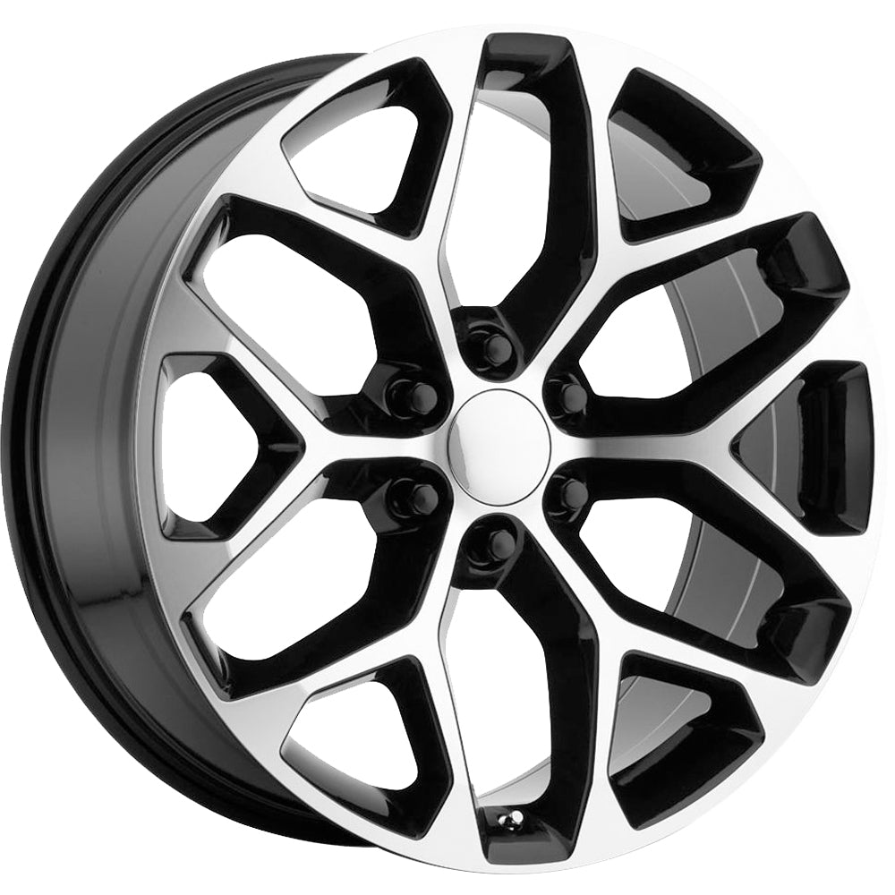 Replica G09 Black Machined Wheel