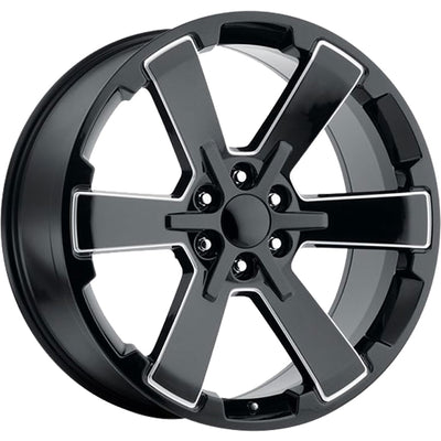 Replica RP11 Black Milled Wheel