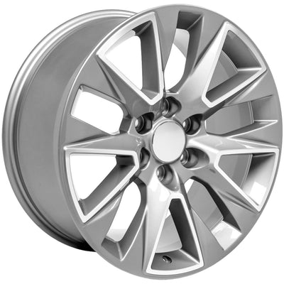 Replica RP17 Silver Machined Wheel