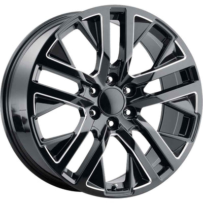 Replica Tech RT15 Black Milled Wheel