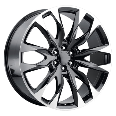 Replica Tech RT27 Black Machined Wheel