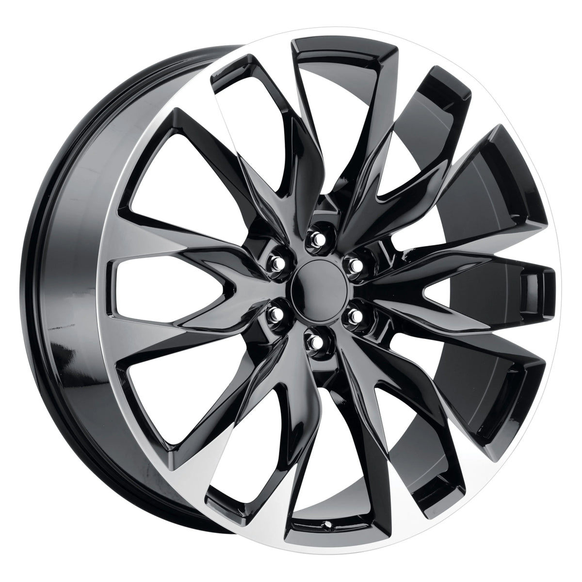 Replica Tech RT27 Black Machined Wheel