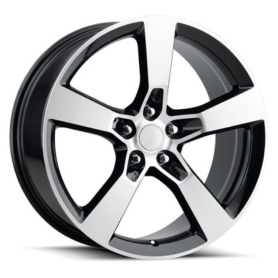 Replica Tech RT34 Black Machined Wheel
