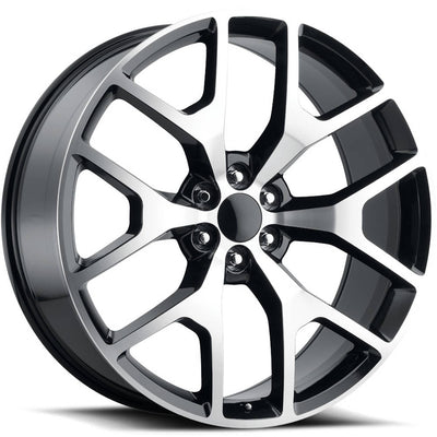 Replica Tech RT6 Black Machined Wheel