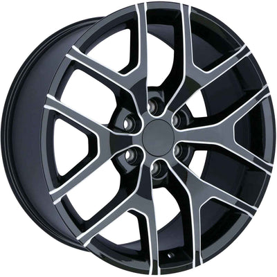 Replica Tech RT6 Black Milled Wheel