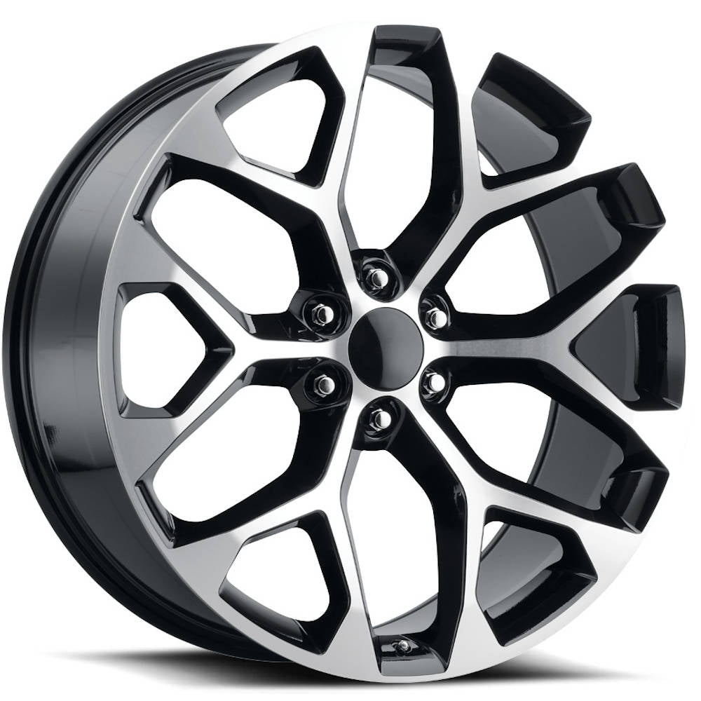 Replica Tech RT8 Black Machined Wheel
