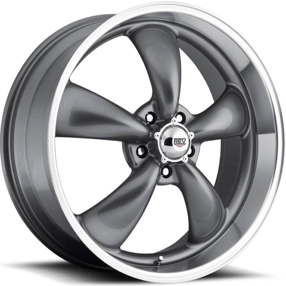 Rev Classic 100 Gray Machined Wheel