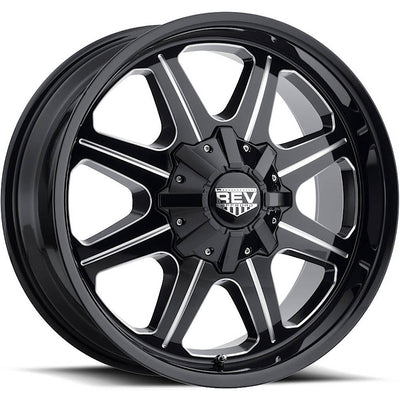 Rev Offroad 823 Black Milled Wheel