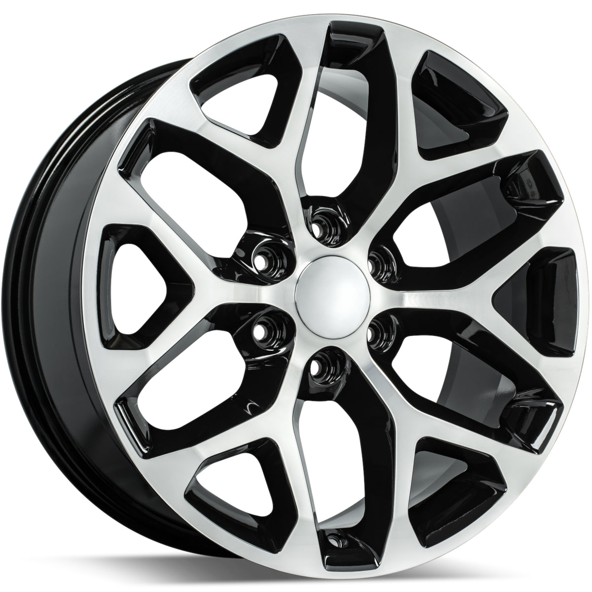 Rev Replicas 582 Black Machined Wheel