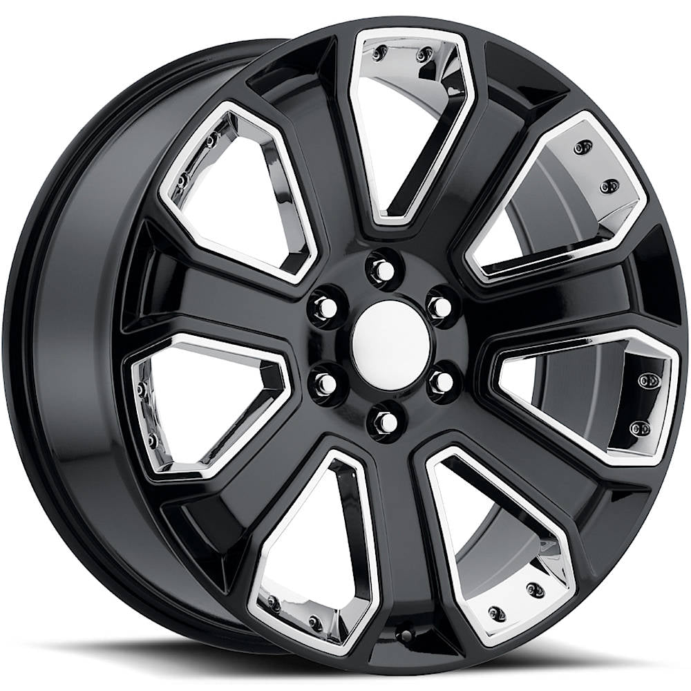 Rev Replicas 588 Black Wheel