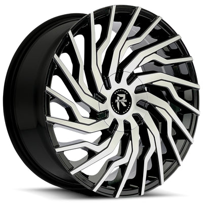 Revenge Luxury RL-101 Black Machined Wheel
