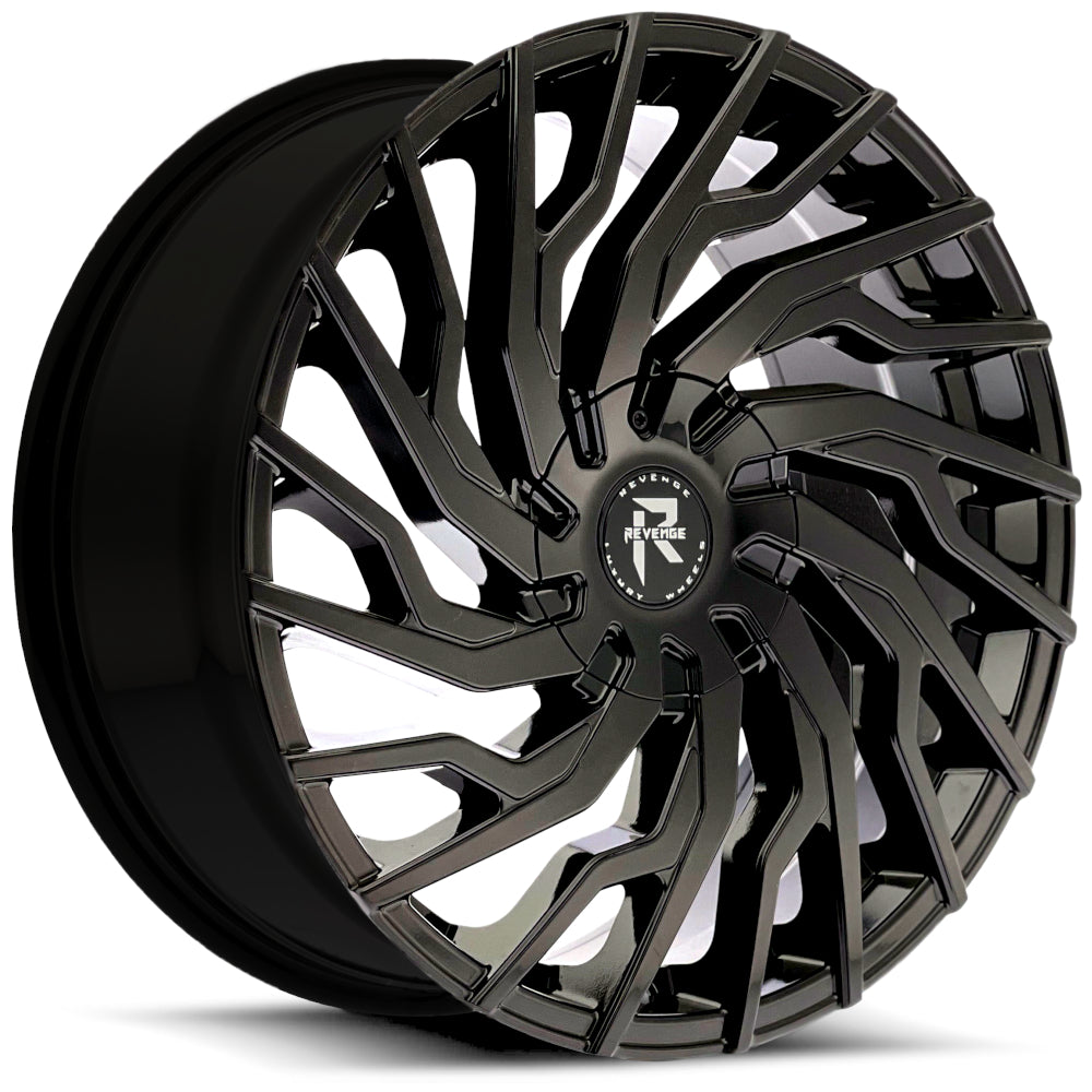 Revenge Luxury RL-101 Gloss Black Wheel