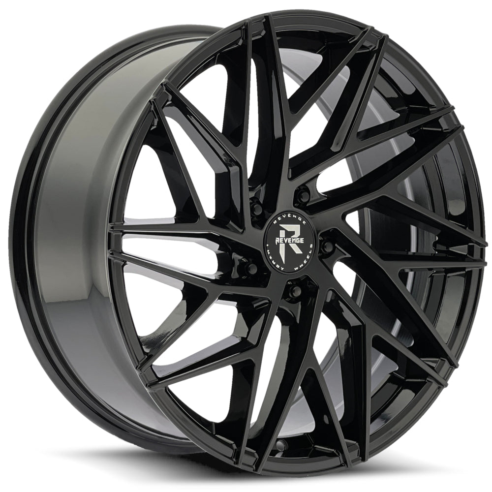 Revenge Luxury RL-102 Gloss Black Wheel