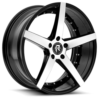 Revenge Luxury RL-103 Black Machined Wheel