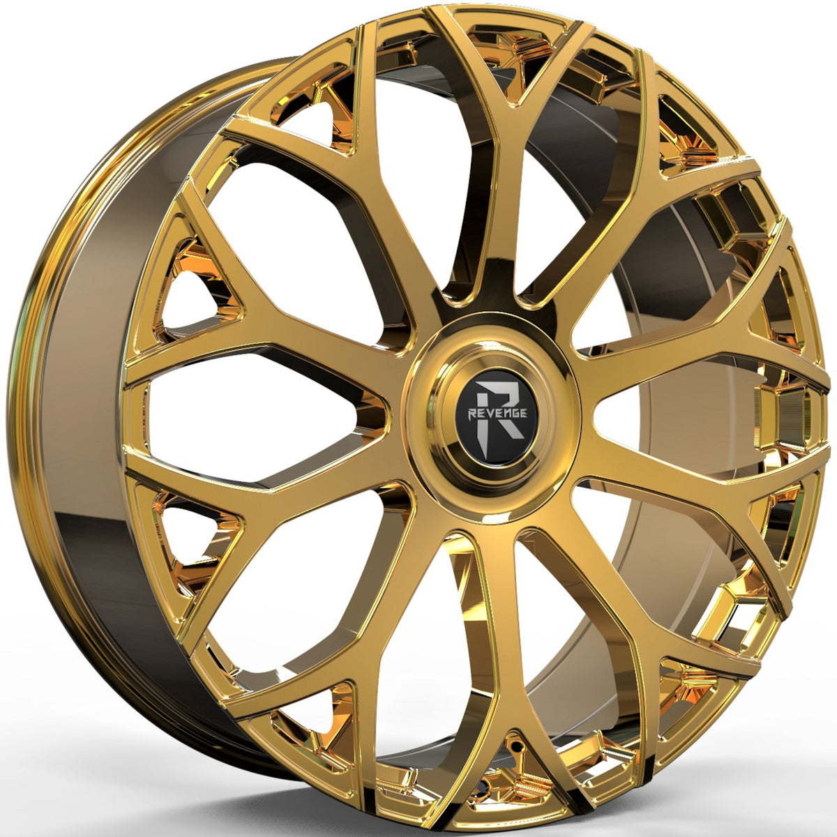 Revenge Luxury RL-105 Gold Wheel
