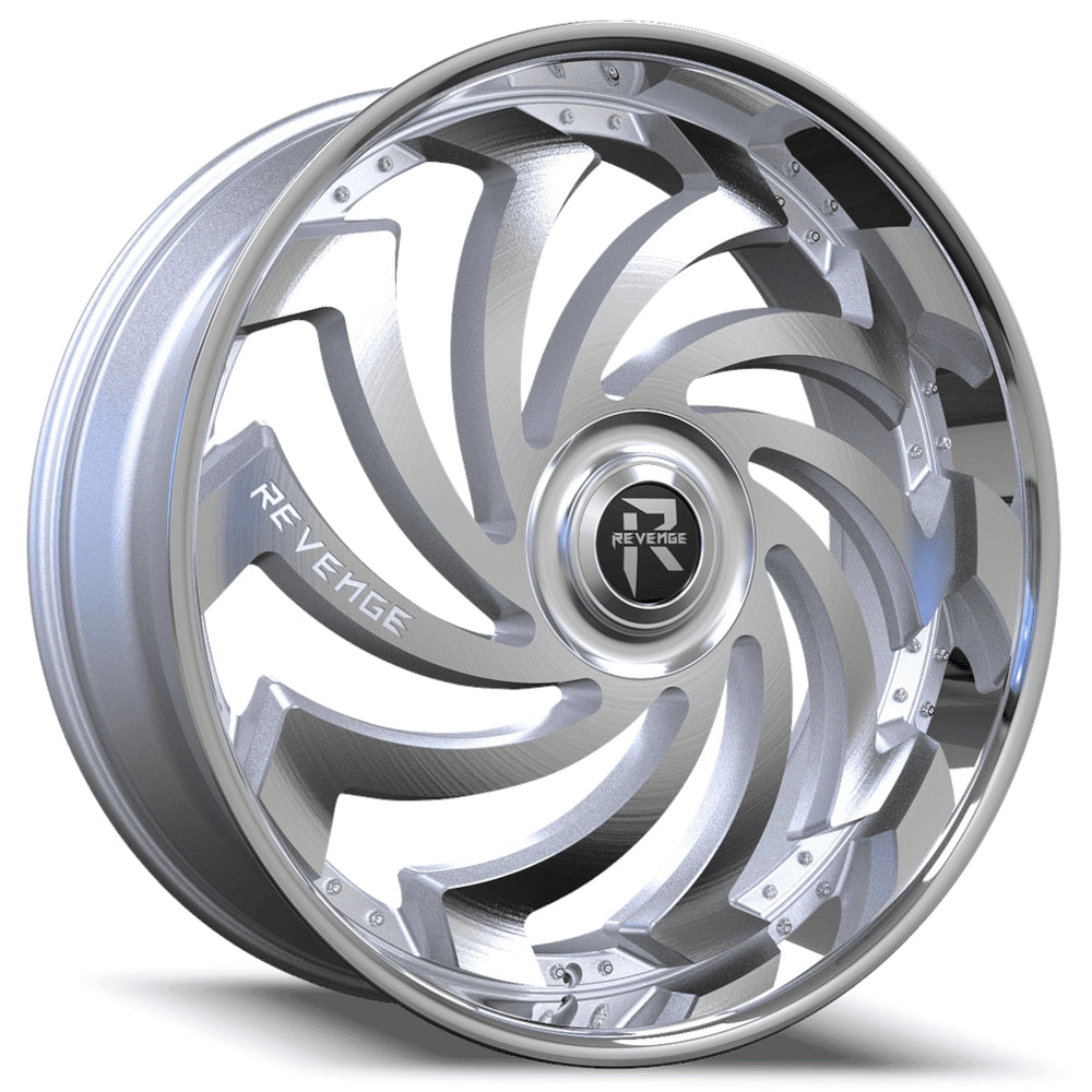 Revenge Luxury RL-108 Silver Wheel