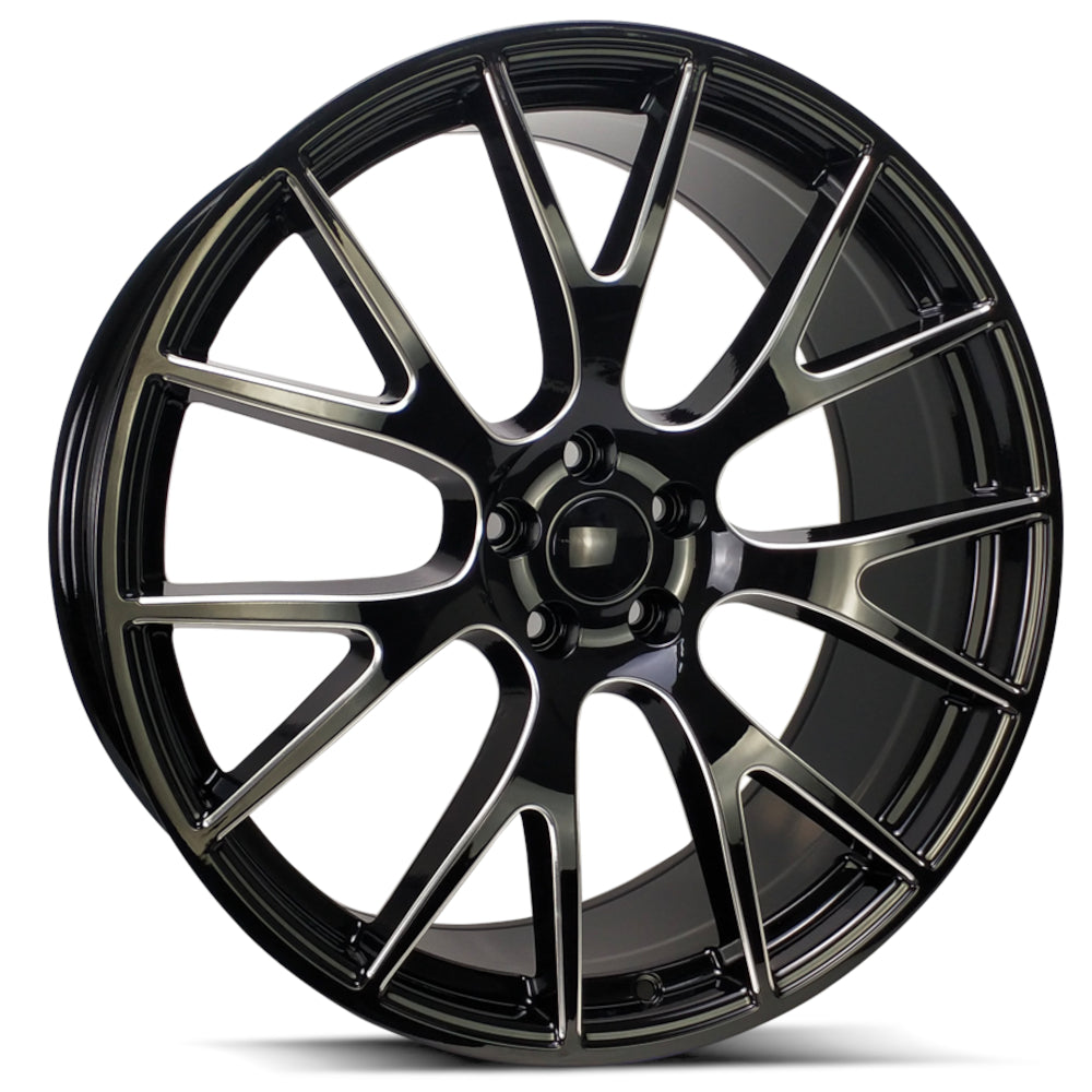 Revenge OE Proline RS-15 Black Milled Wheel