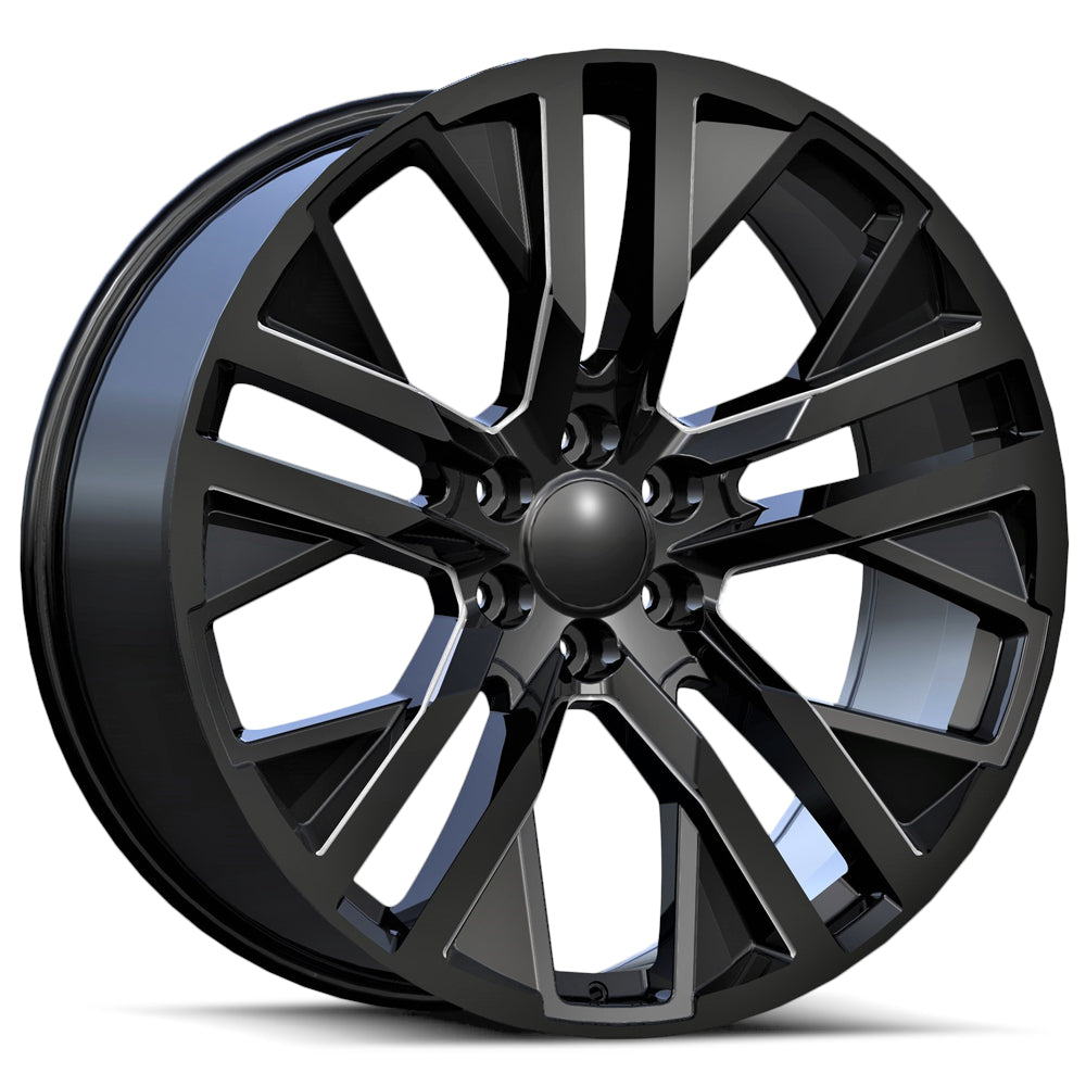 Revenge OE Proline RS-38 Black Milled Wheel