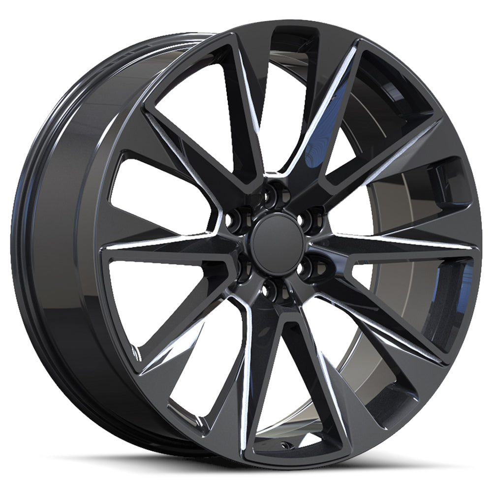 Revenge OE Proline RS-39 Black Milled Wheel