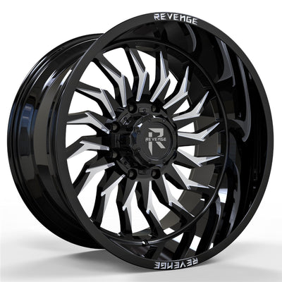 Revenge Offroad RV-204 Black Milled Wheel