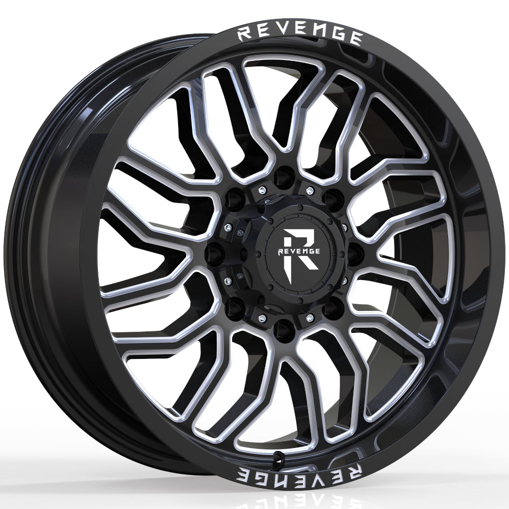 Revenge Offroad RV-205 Black Milled Wheel