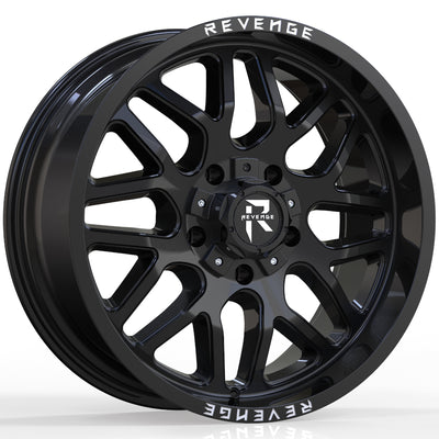 Revenge Offroad RV-206 Gloss Black Wheel