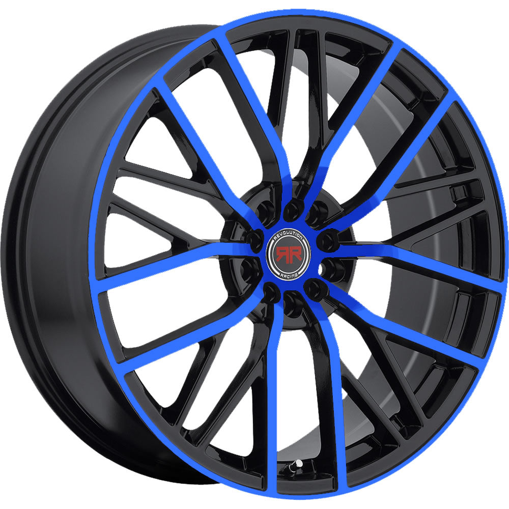 Revolution Racing RR07 Black Blue Wheel