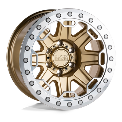 Black Rhino RIFT BEADLOCK Gold wheel