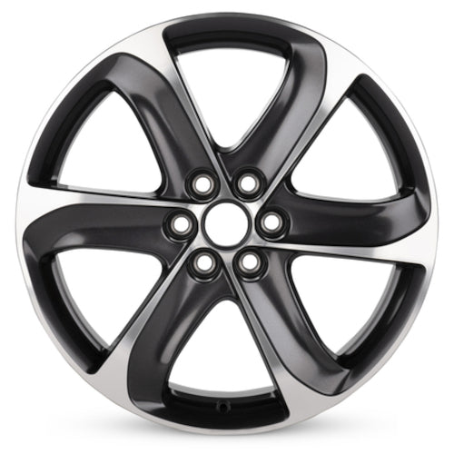 Road Ready RRW-04154A Black Machined Wheel