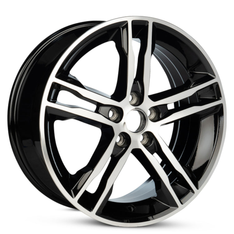 Road Ready RRW-10015 Black Machined Wheel