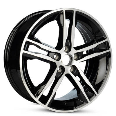 Road Ready RRW-10015 Black Machined Wheel