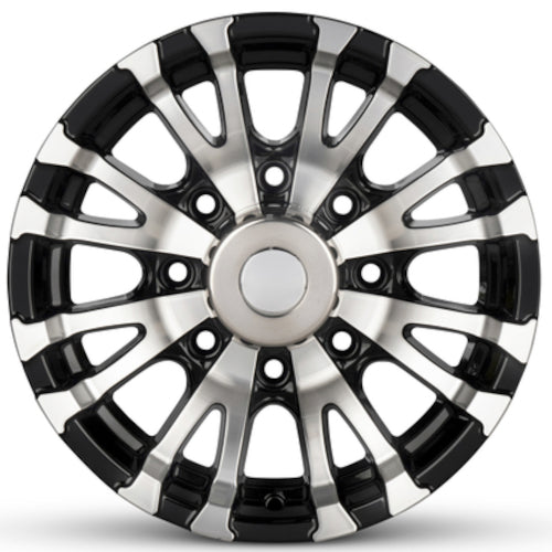 Road Ready RRW-105-0003 Black Machined Wheel