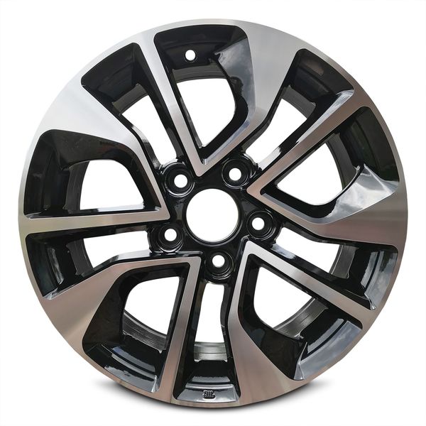 Road Ready RRW-64054 Black Machined Wheel
