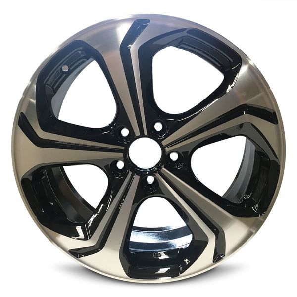 Road Ready RRW-64064 Black Machined Wheel