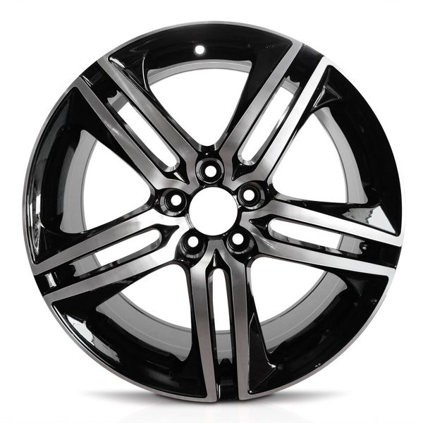 Road Ready RRW-64083 Black Machined Wheel