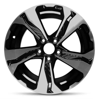 Road Ready RRW-64110B Black Machined Wheel