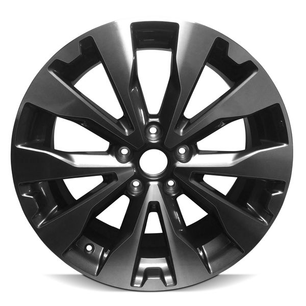 Road Ready RRW-68826B Black Machined Wheel